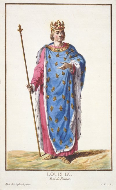 Ludwig IX. (1214-70), König von Frankreich, aus 